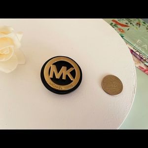 MICHAEL KORS Vintage Gold-Tone Logo Brooches